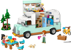 LEGO Friends Caravan, jeu de construction de rôle avec une caravane jouet, cadeau pour les filles à partir de 7 ans, jeu créatif avec 3 figurines et figurine d'animal furet 42663 Jeux de construction Besuche den LEGO-Store