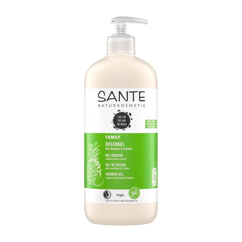 SANTE Natural Cosmetics Gel douche rafraîchissant au parfum d'agrumes, 950 ml Douche et bain Naty Shop 950 ml Fruité, frais
