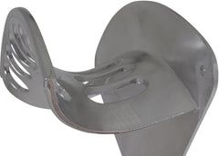 Support de tuyau en aluminium, mural, taille : L pour tuyau de 30 m, 13 mm (½")