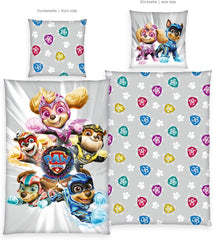 Parure de lit Paw Patrol, fermeture boutonnée, 100% coton Linge de lit - enfant Naty Shop