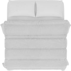 Literie italienne Couette d'hiver Prestige Blanc, 100% microfibre, double, 250X200Cm Couettes et couettes Naty Shop