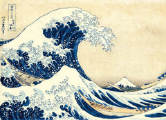 Clementoni 39378 Hokusai - Marele val - Puzzle 1000 piese, Colecție muzeu, Joc de îndemânare pentru întreaga familie, Joc de întindere colorat, Puzzle pentru adulți de la 14 ani Puzzle Naty Shop