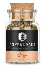 Ankerkraut Pizza, pour un goût italien original, comme celui du Steinofen, également pour les pâtes, la tomate-mozzarella et bien d'autres plats, 45 g dans un verre en liège