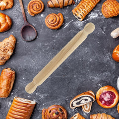 Fackelmann 3154050 Rouleau à pâtisserie en bois, une pièce, 40 cm, marron