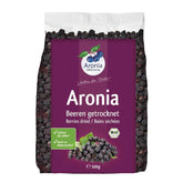 Aronia ORIGINAL, Fruits d'aronia déshydratés, sans conservateurs, sans sucre ajouté, 500 grammes Naty Shop produits déshydratés 500 grammes