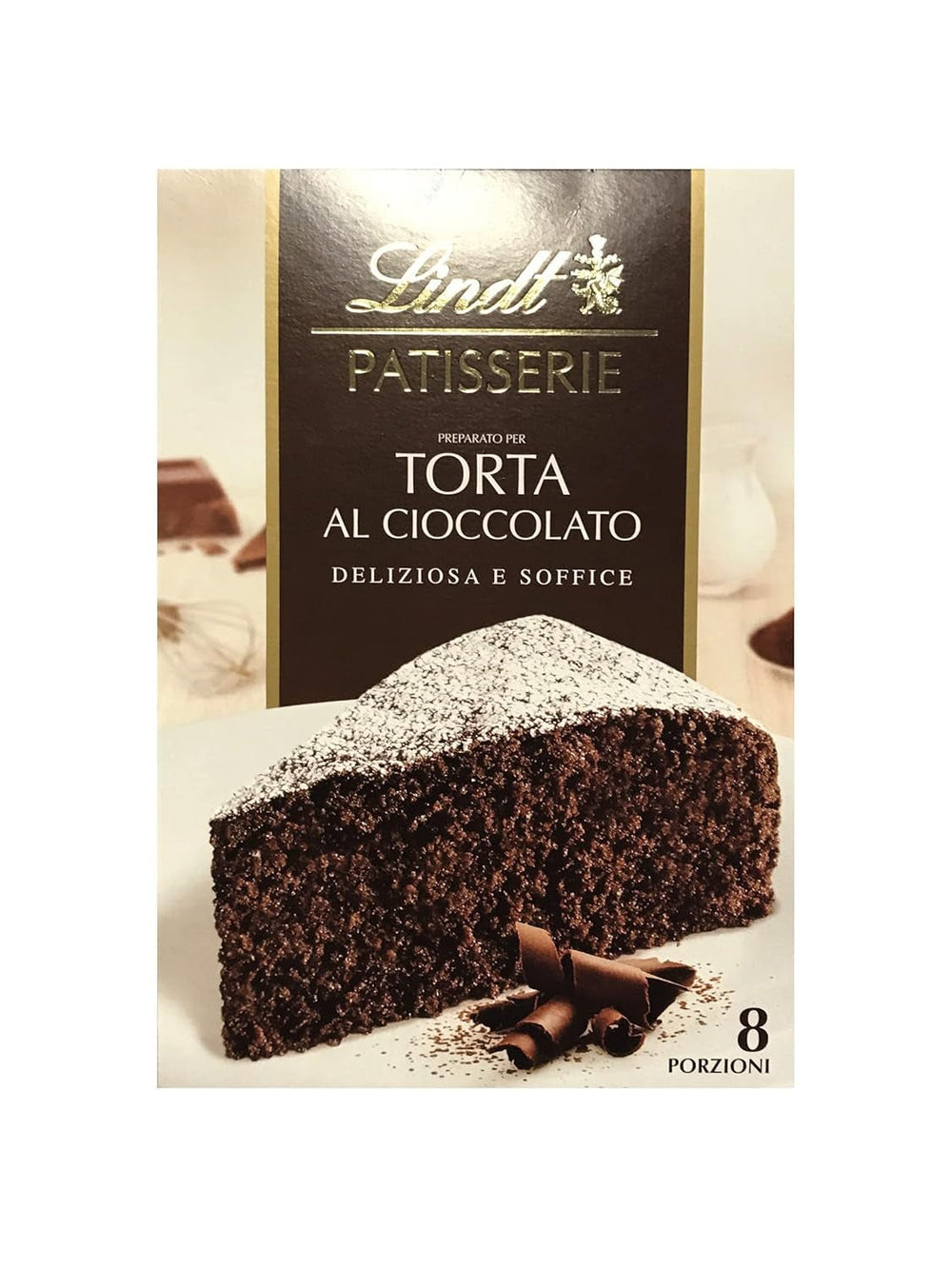 Lindt & Sprüngli Feines Backen Kuchenmischung, Backmischung, 8 Portionen, Lactosefrei, 400 G Mélange pour la pâtisserie et la cuisine Naty Shop Schokoladenkuchen