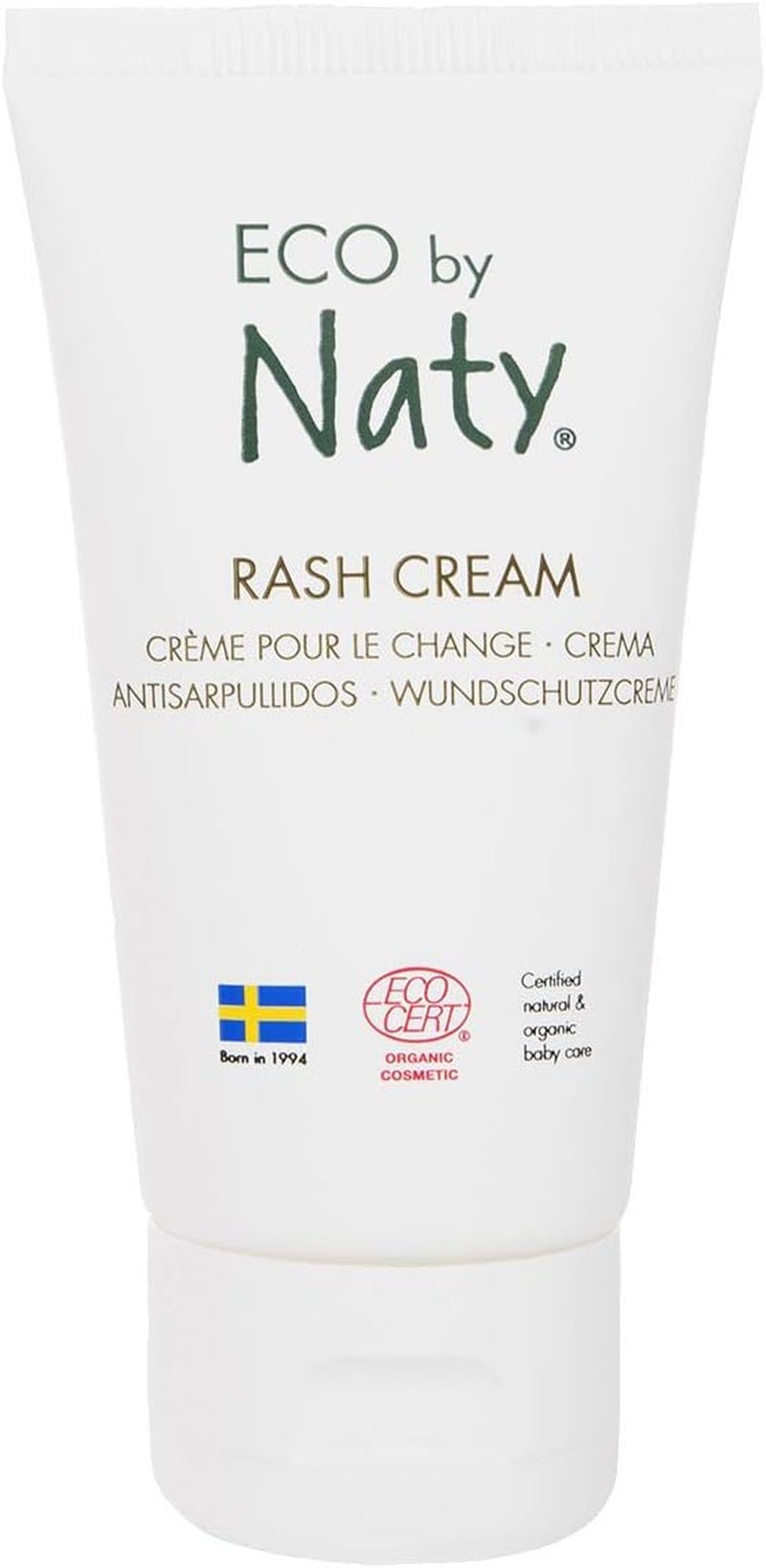 Eco by Naty, pommade pour plaies pour bébés, ingrédients végétaux biologiques avec 0% de parfum, hypoallergénique et testé dermatologiquement, tube 50 ml Enfants - Bain et soin Naty Shop Pommade pour enfants