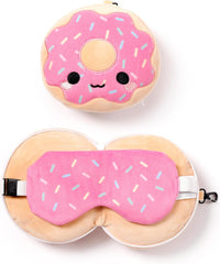 Pernă de călătorie Puckator cu mască Relaxeazzz - Donut Perne calatorie Naty Shop Titlu implicit