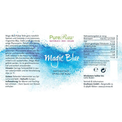 Magic Blue Spiruline Colorant alimentaire naturel en poudre Bleu (végétalien cru) Bleu foncé à bleu pastel clair – Colorant alimentaire en poudre d'algues phycocyanine – Colorant alimentaire naturel | Pureraw 5G