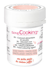 Scrapcooking - Colorant artificiel en poudre rose pastel 5 g