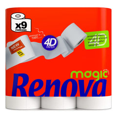 Papier toilette Renova - 9 rouleaux