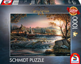 Schmidt Spiele 58545 Lumini în sălbăticie, Terry Redlin, puzzle jigsaw 1000 piese, multicolor Puzzle Naty Shop Titlu implicit