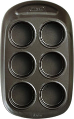 Pyrex BANDEJA 6 MAGDALENAS ASYMETRIA PX Muffinförmchen, Metall, Bunt, 6 Magdalena Moules et plaques à pâtisserie Naty Shop