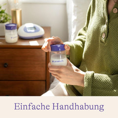 Lansinoh Muttermilchflaschen, 4 X 160 Ml - Zur Sicheren Muttermilch Austellungen - Neues Kompaktes Design Für Verbesserte Stabilität - Mit Stapelbarem Deckel Accessoires Alimentation et Allaitement Bebe Naty Shop