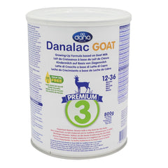 Danalac (Pack de 1) Formule avancée de lait de chèvre pour la croissance 800 g de lait en poudre pour bébé Stage 3 pour les tout-petits et les bébés de 1 à 3 ans