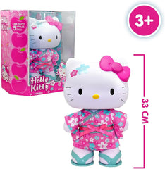 HKTJ5000 Kimono-Puppe, 32 cm große Puppe mit 5 Gelenkpunkten, trägt einen wunderschönen Kimono und Sandalen zum Ausziehen, Spielzeug mit Apfelduft, Berühmtheit