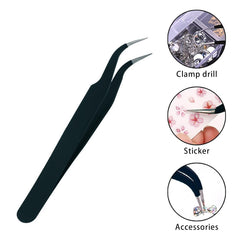 4200 Pièces Strass Nail Art, 36 Couleurs Pierres Paillettes, Pierres de Décoration d'Ongles pour Accessoires Nail Art et Strass Cristal Clair avec Pincette de Sélection de Strass et Stylo de Notation