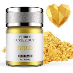 Paillettes alimentaires, 8 grammes Glitter Naty Shop Gold