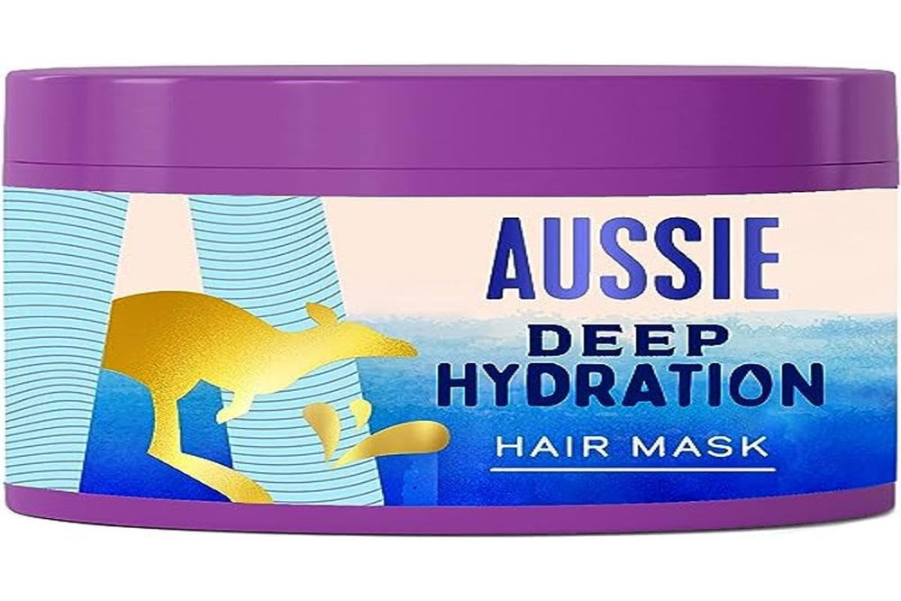 Masque végétalien Aussie Deep Hydration Hydratation intensive pour cheveux bouclés épais très secs avec huile d'avocat, de jojoba et de macadamia 450 ml Naty Shop Hair Mask Default Title