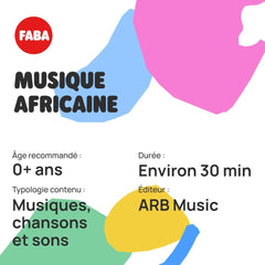 Figure sonore - Musique africaine : personnage sonore pour conteurs, incl. 1x figurine sonore, mode d'emploi, adapté aux Petits Enfants, Kid, dimensions : 5x5x6,5 cm Baby Toys Naty Shop