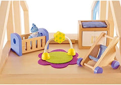 Hape E3459 - Chambre d'enfant, petites maisons de poupées Naty Shop