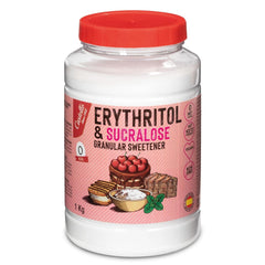 Érythritol + Sucralose 1:4 Matière grasse | 1G = 4G Zucker | 0 Netto-Kohlenhydrate - 0 Calorien - 0 Glykämischer Index - Keto - Kein GVO - Castello depuis 1907 - 1 Kg Édulcorants Naty Shop Default Title