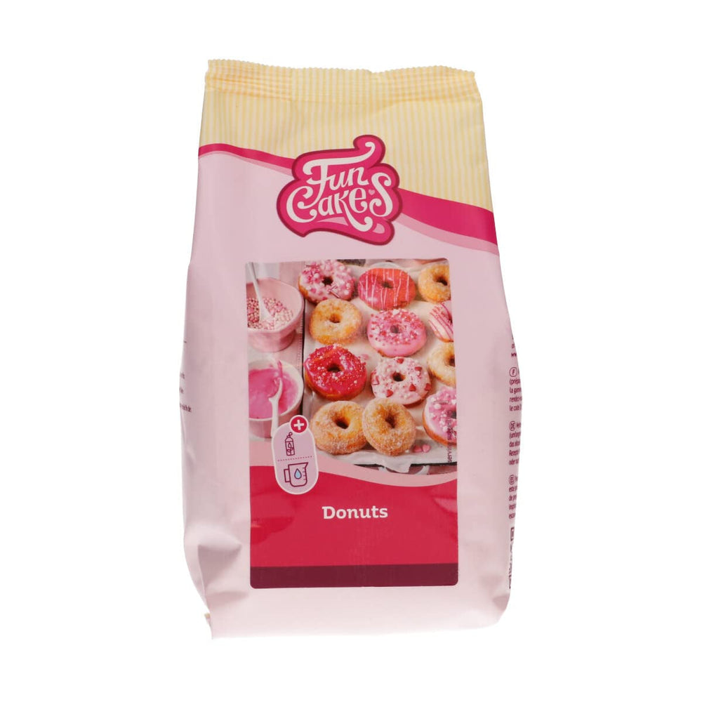 Funcakes Mix Für Donuts, Backen Sie Ganz Einfach Ihre Eigenen Donuts Zu Hause in Der Friteuse or Im Ofen, Halal. Titre par défaut de la boutique 500 G. Naty