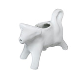 Cilio Milk - Cană de lapte în formă de vacă | Porțelan | Cană de lapte în formă de vacă | Cu mâner | Cană pentru cafea, lapte și frișcă | Decorațiune pentru masa de mic dejun | Capacitate 125 ml