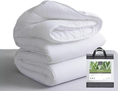 Tural - Couette 150 X 220 cm avec traitement Aloe Vera, garnissage fibres 300 G/M², douce, respirante, certifiée Oeko-Tex (blanc, lit 90 cm) Couettes et couettes Naty Shop 150X220