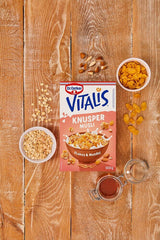 Dr. Oetker Vitalis Crunchy Flakes : Muesli croquant avec corn flakes et morceaux d'amandes, paquet de 5 (5 x 600g)