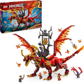 LEGO NINJAGO Dragonul de primăvară al mișcării, jucărie de aventură pentru copii, set de joacă Ninja cu 6 minifigurine, cadou de ziua de naștere pentru băieți și fete începând cu vârsta de 12 ani, set de joacă Fantasy 71822 Seturi de constructie Besuche den LEGO-Store Titlu implicit