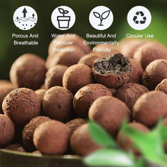 Granulés d'argile à gros grains, granulés d'argile expansée, granulés végétaux, substrat de plantation hydroponique d'argile expansée 1L, granulés d'argile de granulation de 5 à 8 mm