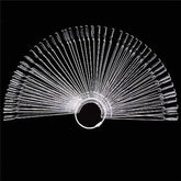 Présentoir à ongles, 40 bâtons de vernis à ongles artificiels, capsules, éventail pratique, nail art