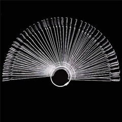 Présentoir à ongles, 40 bâtons de vernis à ongles artificiels, capsules, éventail pratique, nail art