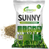 Greenyp® Sunny I Dürreresistenter Trockenrasen I 0,2Kg Für 10M² I Grassamen Rasensamen Rasensaat Gras Nachsaat Schnellkeimend