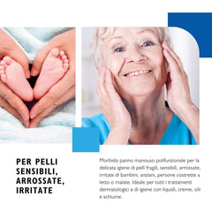 BIODERM Cellusoft - Lingette douce jetable en viscose et polyester Lingettes humides bébé Naty Shop