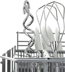 Bosch Handrührer Home Professional Styline MFQ4980B, 5 Stufen, 2 Edelstahl Rührbesen- Und Knethaken, Mixstab Edelstahl, Universalzerkleinerer, 850 W, Schwarz/Dark Silver Cuisine Naty Shop