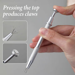 100 pièces Nail Art Schwamm Mit Piercing Zange,Nail Art Schwamm Mit Piercing Kugel Aufdreher,Applicateur de pinceau éponge,Nagelkunst-Rendering-Werkzeuge,Pour les modèles de Nail Art dégradés.