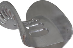 Support de tuyau en aluminium, mural, taille : L pour tuyau de 30 m, 13 mm (½")