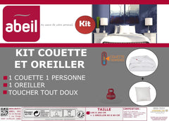 Couette 140 X 200 Cm + 1 oreiller 60 X 60 Cm Couettes et couettes Naty Shop