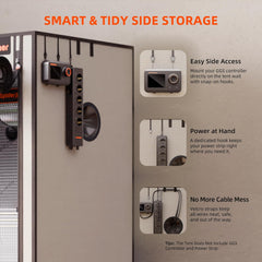 Spider Farmer Pro Tente de culture 70 x 140 x 200 cm avec porte roulante, fenêtre d'observation, panneau de sol amovible, tissu Mylar 2000D, pour culture hydroponique intérieure avec SF4000, G4500, SE4500