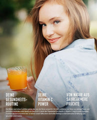 High C Mild Multivitamin (1 X 1.5L), 100% suc, mere, portocale, acerola, mango, 7 vitamine, Fără zahăr adăugat conform legii, Mai puțin acid, Vegan Bauturi fara alcool Naty Shop
