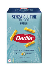 Pâtes Fusilli Barilla sans gluten à base de délicieux maïs et riz - parfaites pour les personnes atteintes de la maladie coeliaque ou d'intolérance au gluten 400g