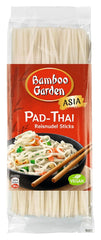 Bamboo Garden - Bâtonnets de nouilles de riz Pad Thai, pour les plats de nouilles traditionnels comme le Pad-Thai, végétalien, 1 x 300 g (la conception de l'emballage peut varier)