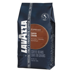 Café Lavazza Espresso Super Crema, grains entiers, café moulu, 1000g