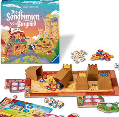 Ravensburger 24687 Châteaux de Sable de Bourgogne - Jeu pour enfants à partir de 5 ans, pour 2 à 4 joueurs
