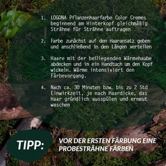LOGONA Natural Cosmetics Plant Hair Color Cream 240 Nougat Brown, Teinture naturelle pour cheveux bruns au henné, crème colorante pour tons bruns, coloration pour cheveux foncés, 150ml Teinture capillaire Naty Shop