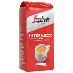 Segafredo Zanetti Intermezzo - Haricots entiers (paquet de 1 kg) - Geeignet für alle italienschen Kaffeespezialitäten - Kaffeebohnen mit mitteller Röstung, stark and vollmundig im Gesmack