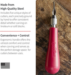 Ensemble de découpe pour lino