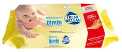 Set de lingettes pour bébé Fresh Clean, 12 x 72 pièces, recharges, jaune, pour l'hygiène et les soins de bébé